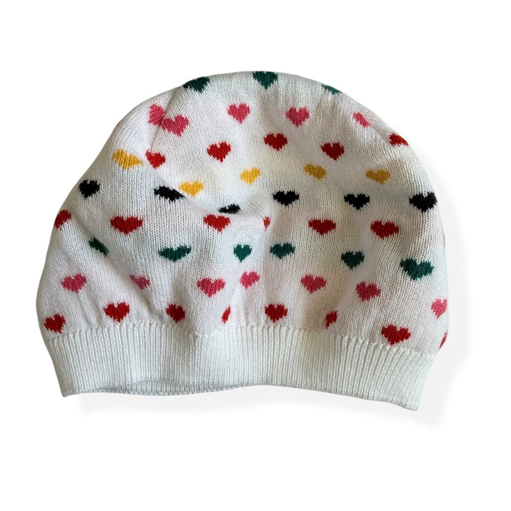 NEW Janie and Jack Heart Beret 0-6 Months